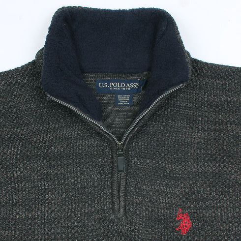USPA GR Zipper Sweater